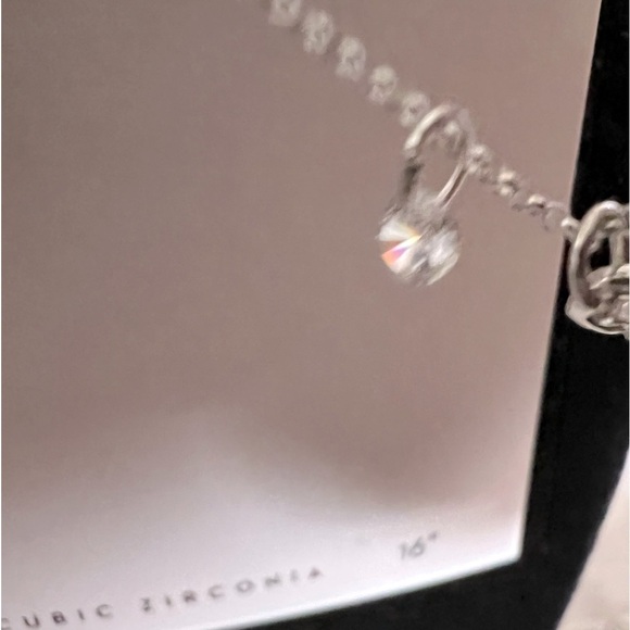 LAUREN CONRAD Necklace, 16" Silvertone Chain - Picture 5 of 5